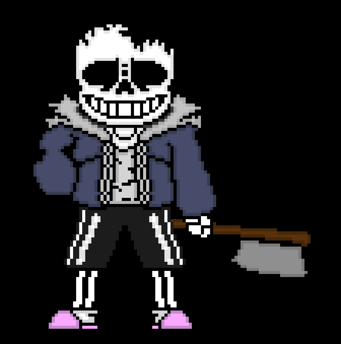 [e8cb42] guys help my sprite downgraded ahhhh - RevertTerror B-side Sans