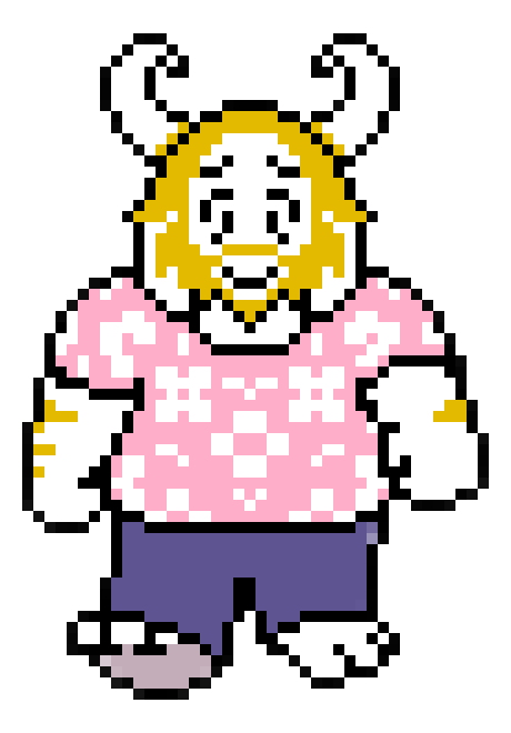 [9afd85] Asgore pink sprite F3 fix (new)