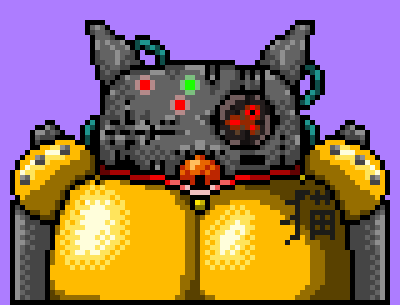 Lucky Cat Robo-Chibi!!!           -Burokku-San