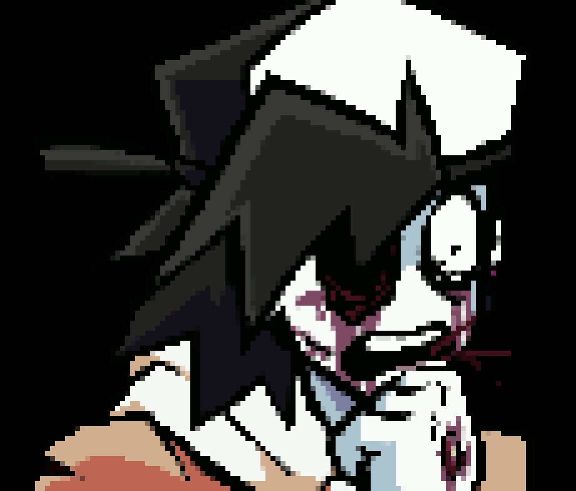 [691fe2] H-Huh [ Gold turns around and he starts coughing. blood splurts from his mouth ] Who are you-    -Ash with a Changed ID