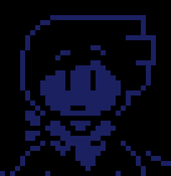[77b851] - Sees both SF Chara's - What, are there two clones. One is about Grim's size and one is about my size.