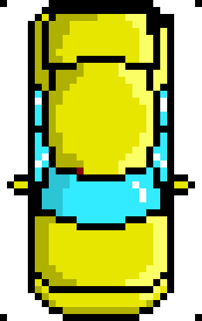 [6667a8] pixel car_yellow