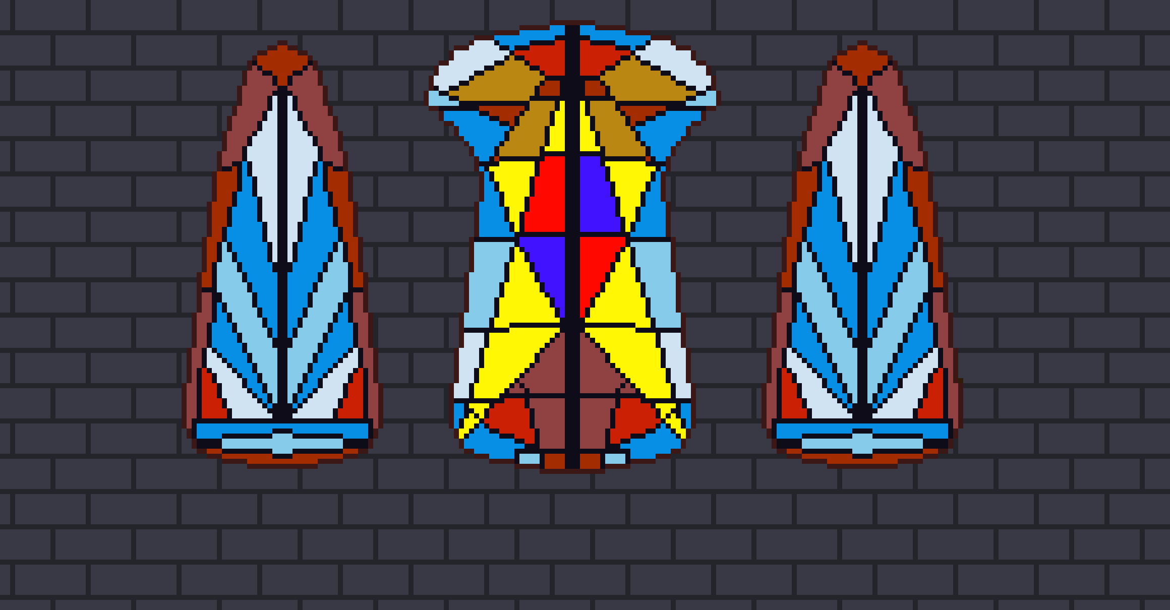 [9664c4] Stained Glass Window