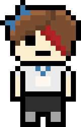 [86a47a] danganronpa pixel sprite base - Meisa Hama