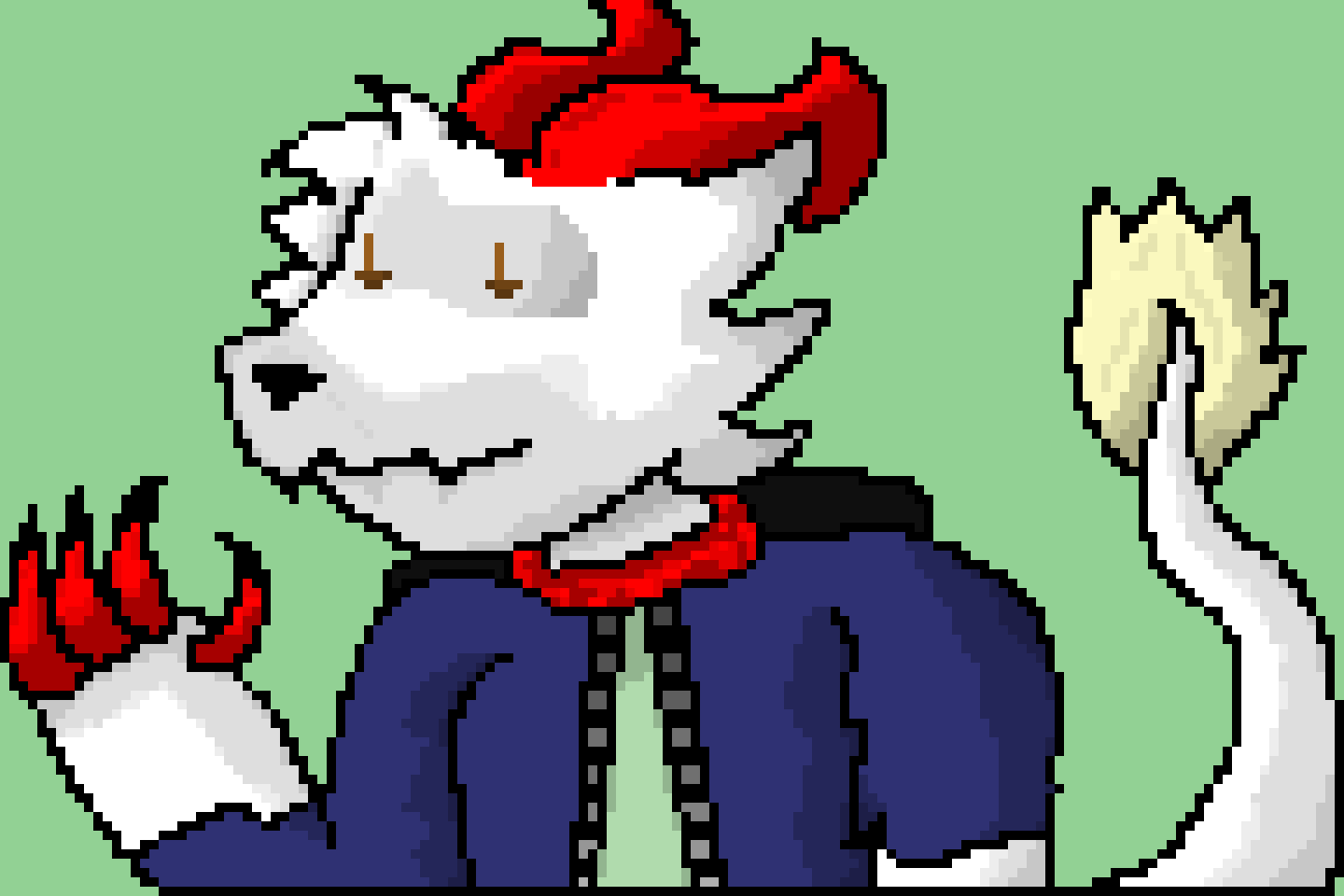 [95be89] Terrie, as Sans | Tans | He gets, all the canon puppets...