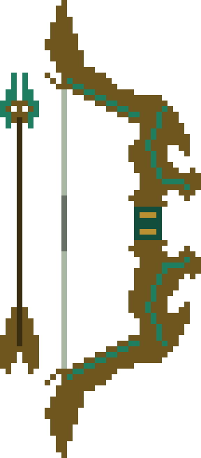 Glass Bow and Arrow