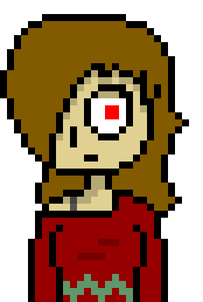 [6877d4] Well, eye. Considering my other eye is always hidden in my bangs