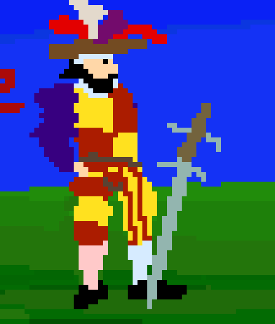 [9664c4] title screen character