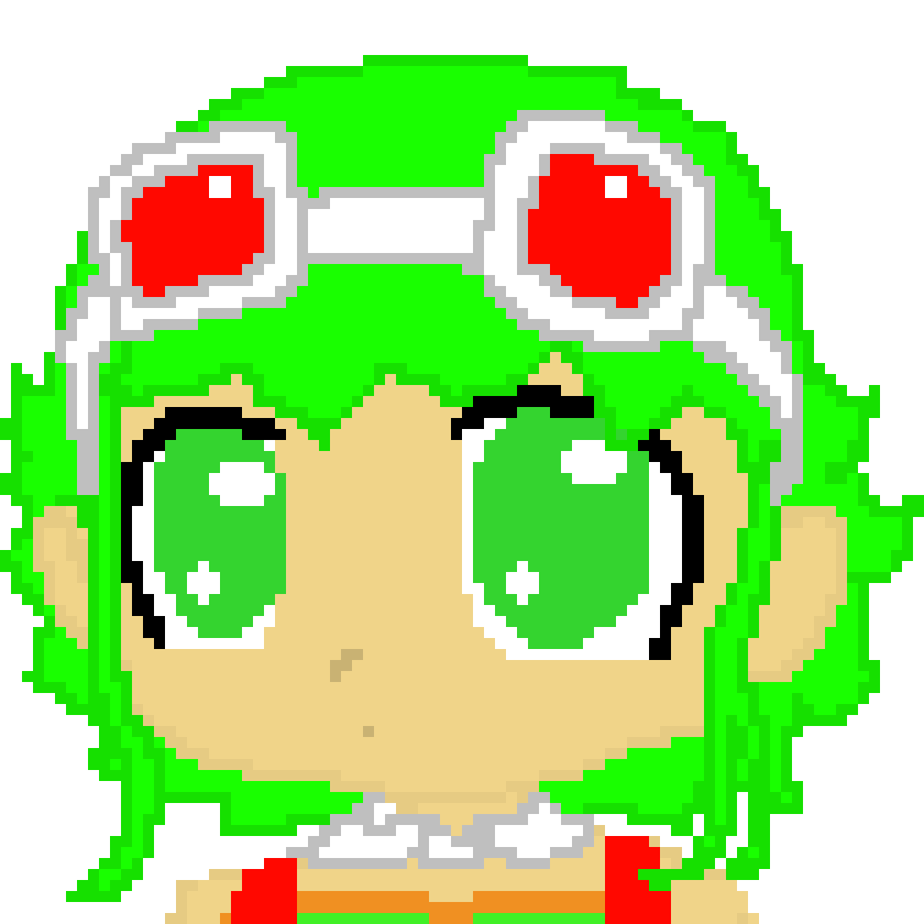 [9664c4] Gumi Megpoid Pixelated Chibi