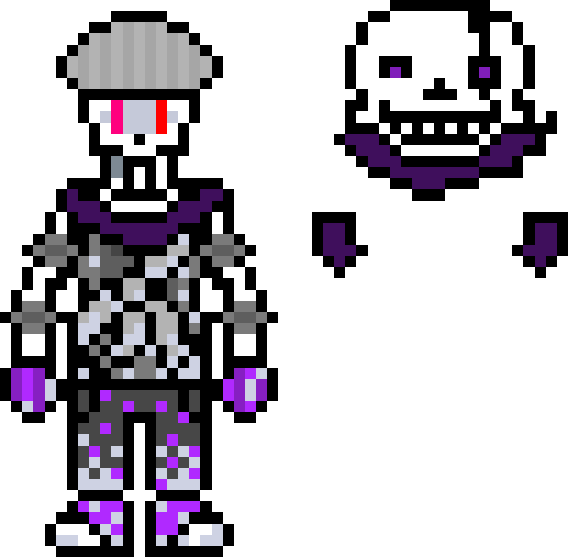 [e3ce16] DustFellSwap Platinum Papyrus + Phantom Sans