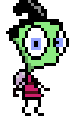 [f455be] Computer! Lock the door! *The door slams shut. Gir is locked outside dancing.*