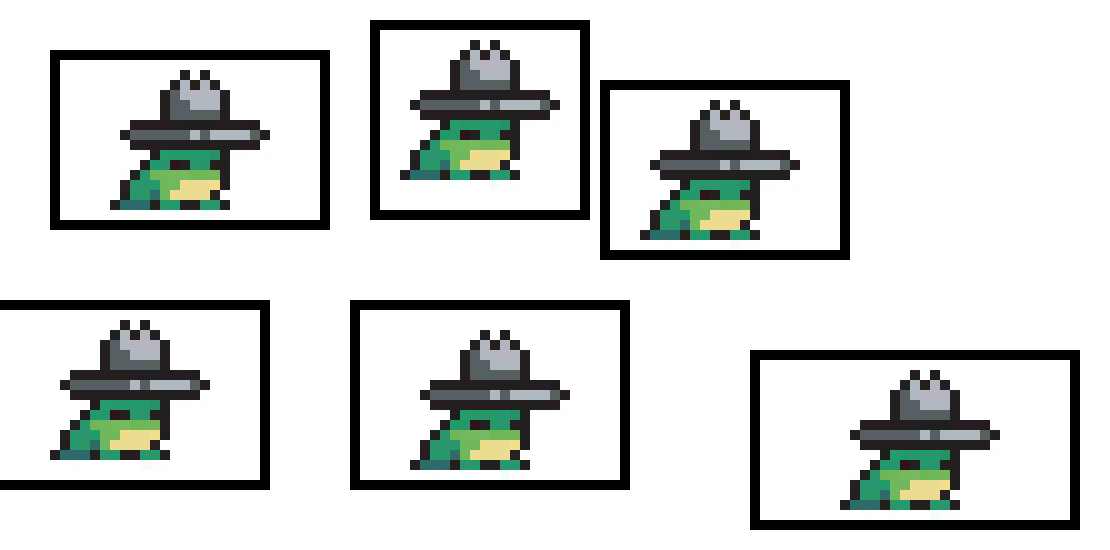 [3d4302] frog hats