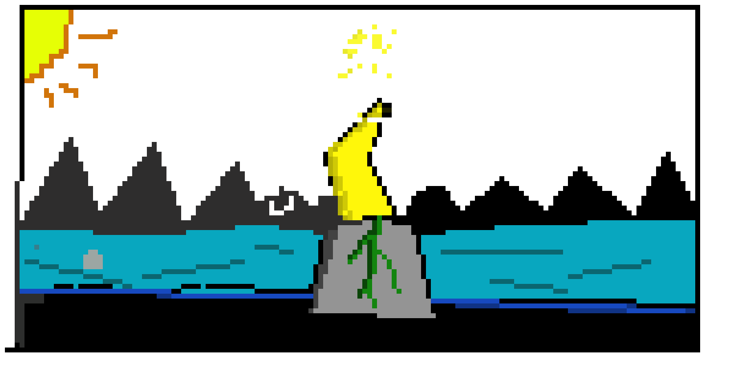 [9664c4] banana in stone