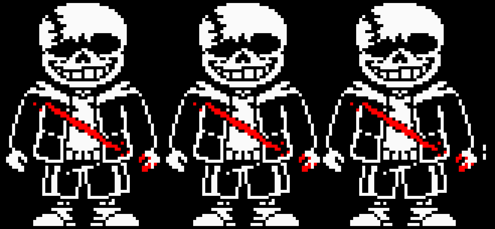 [891c34] Undertale Last Breath Phases 1-3 Costom Sprites Remake