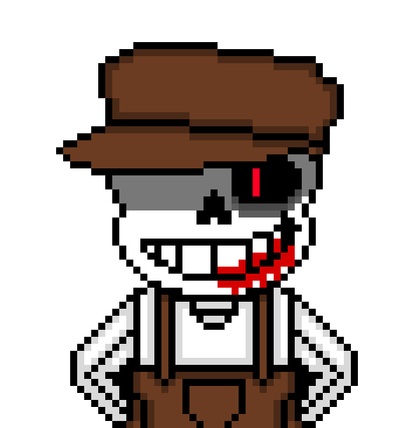 [0ae1f1] oh im afraid you can't make Sans suffer anymore, cause he can't feel any pain *rips off Caftar's arm and stabs him with it*