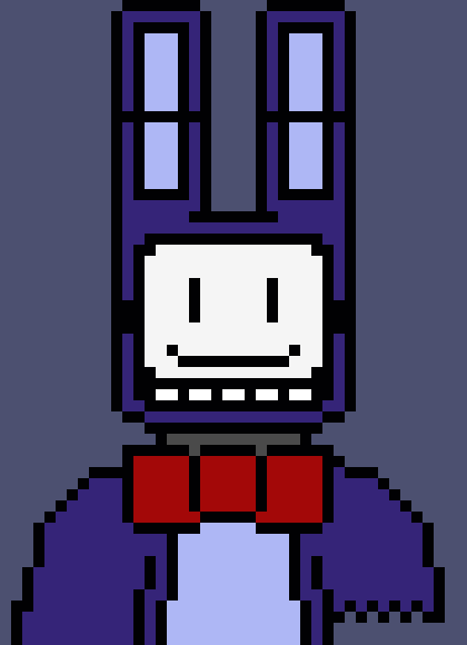 [b9de0d] *he turns back a nears a little sound and sees DST* - withered bonnie
