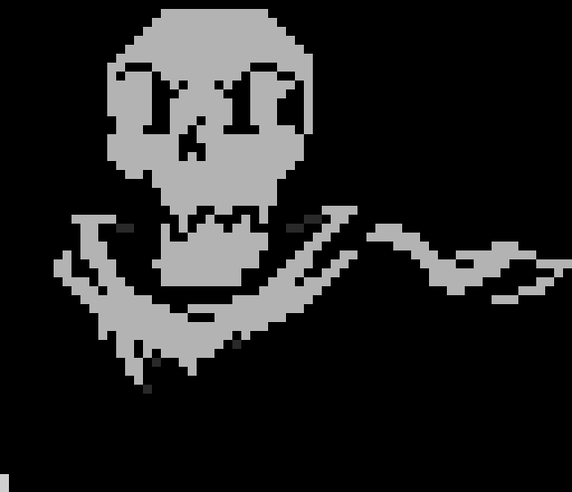 [e27272] *Smacks sans in the face with the bone and he falls to the ground*