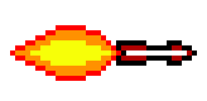 rocket with fire