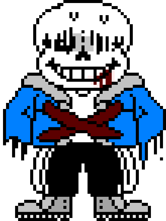 [9ba5d3] Undertale sans no tuduki phase 4