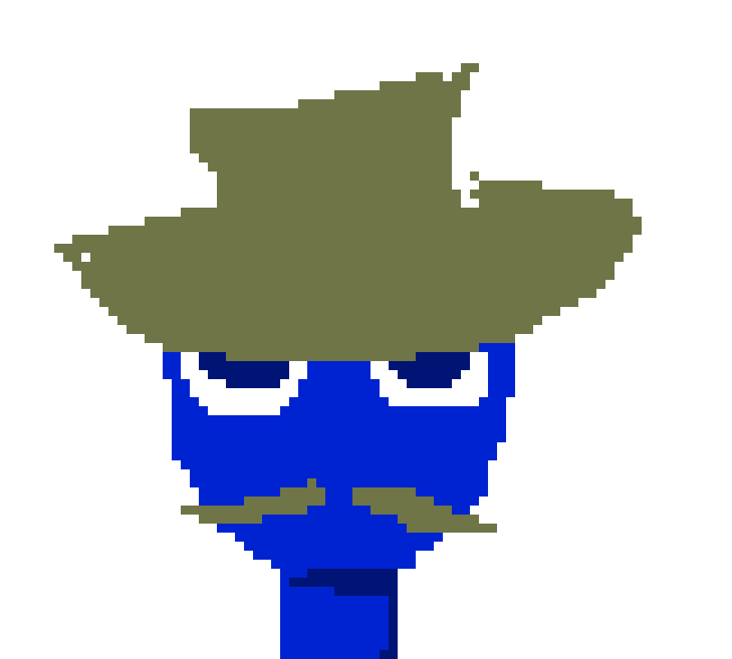 [8c660b] "this town aint big enough for the both of us, you long necked freak."