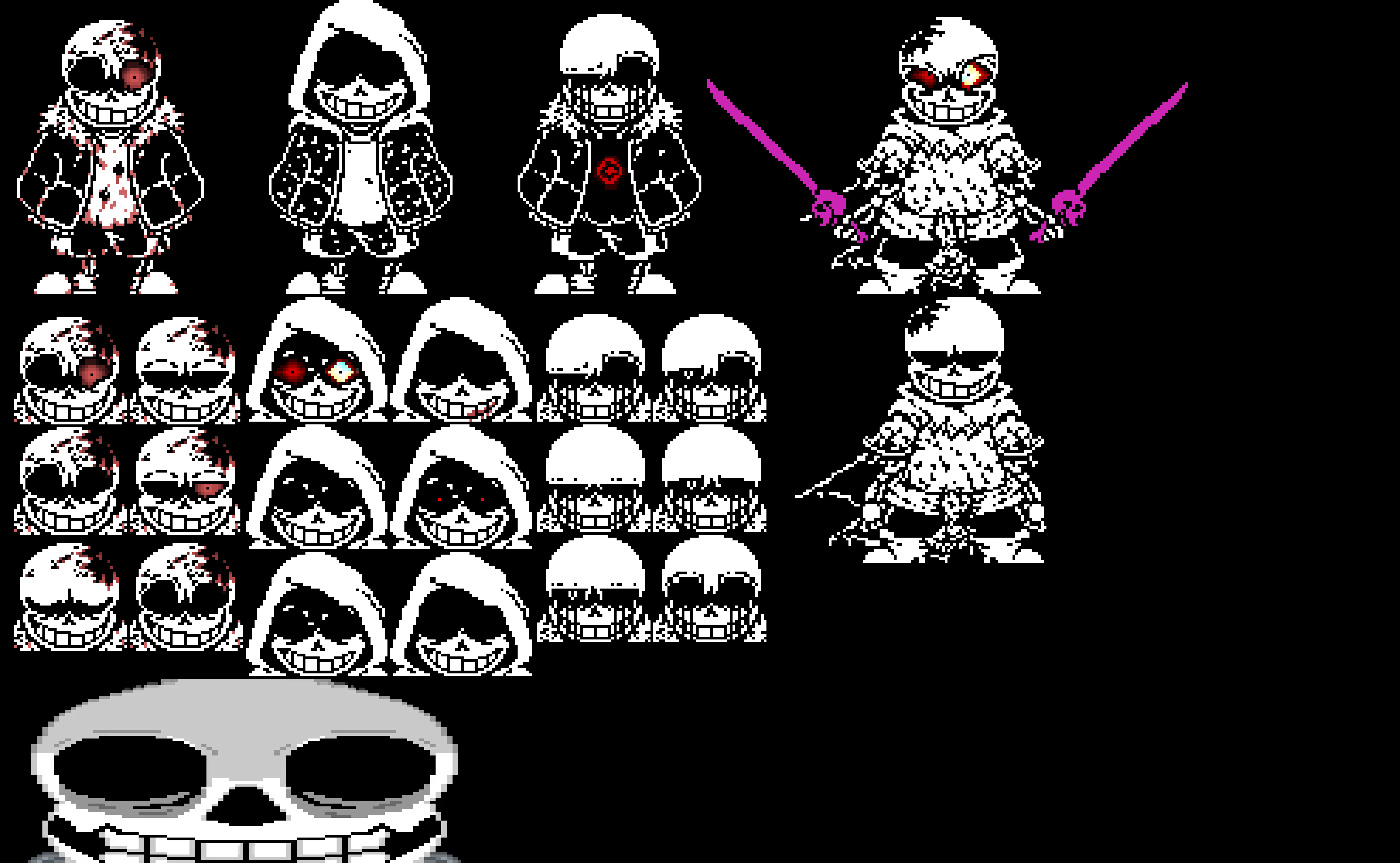 my last save on sans is this...welp...Farewell sans sprites