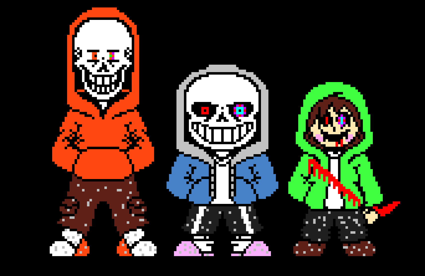 [7f23e0] Dust Time Trio (Triple The Red Megalovania)