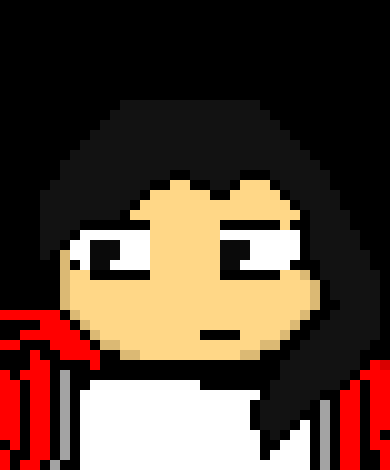 [7a0a81] *she glances at smol chris, not having a problem with it. and just goes back to looking around.*