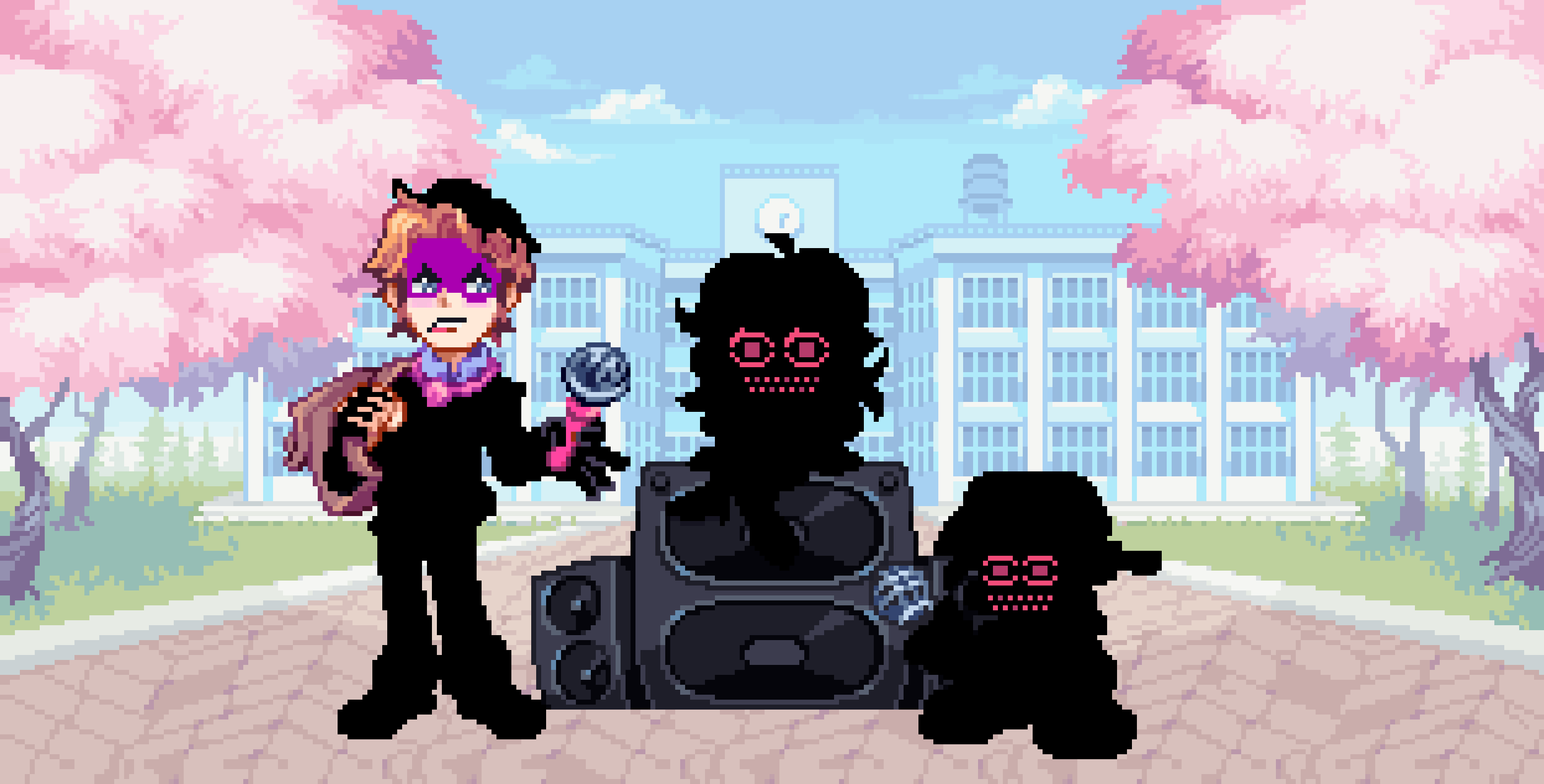 [101a8c] FNF: corruption mod Senpai. -jase pixel art maker