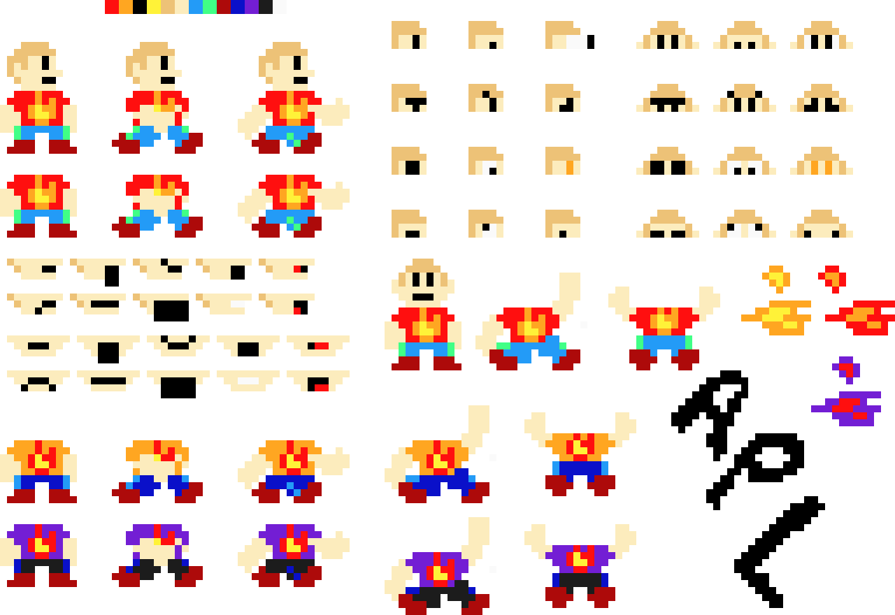 APL (MoC) - Super Mario Bros. Style - Sprite Sheet