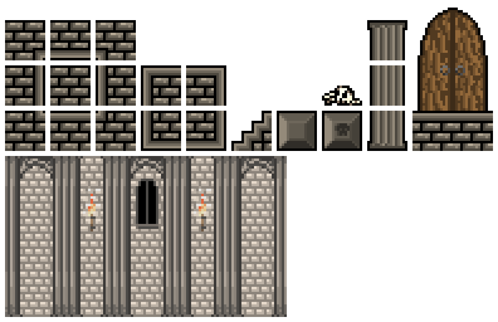 [d0afe1] The dungeon (assets)