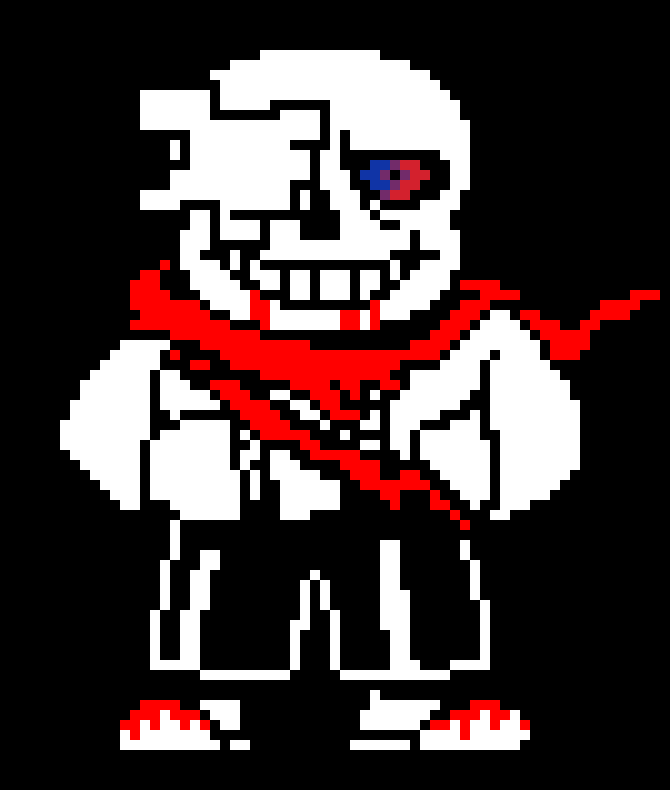 [a88590] Aftertale/Geno!Sans & Fatal Error Battle Sprites