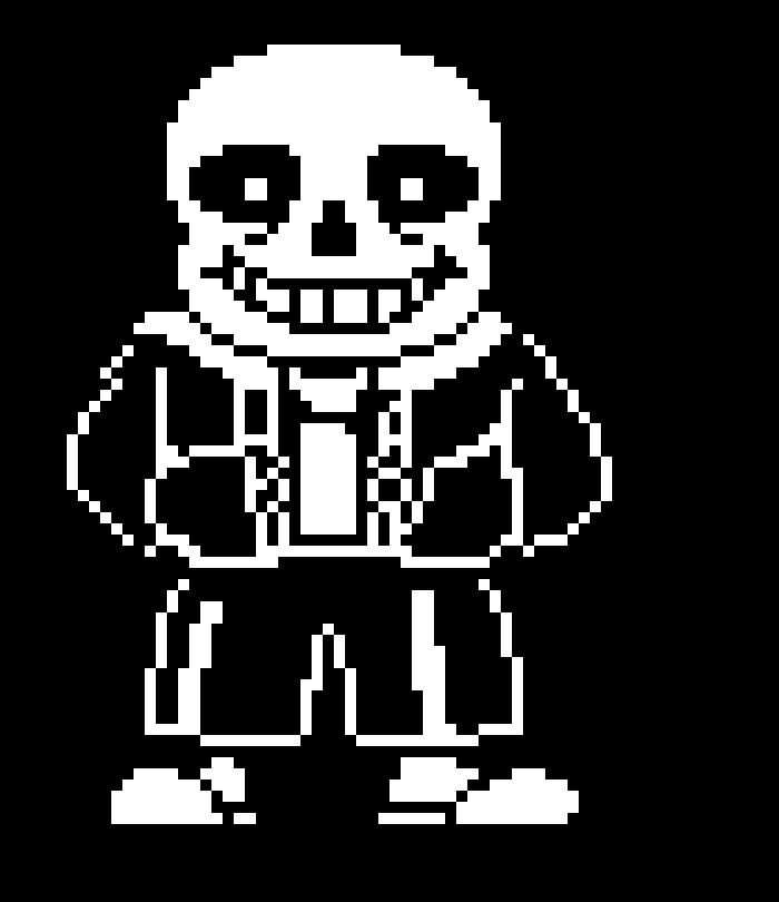 Sans Sprite non coloured not 100% accurate 
