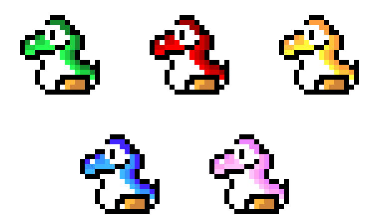 [9664c4] Super Mario World: Baby Yoshis