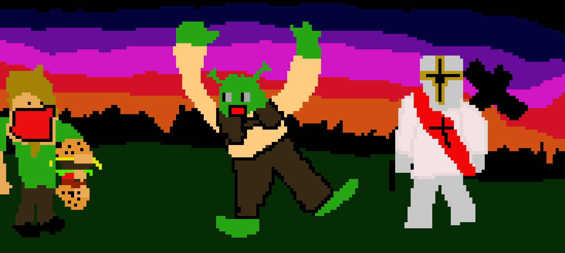 [3dcd0b] SHrek shaggy and crusader 