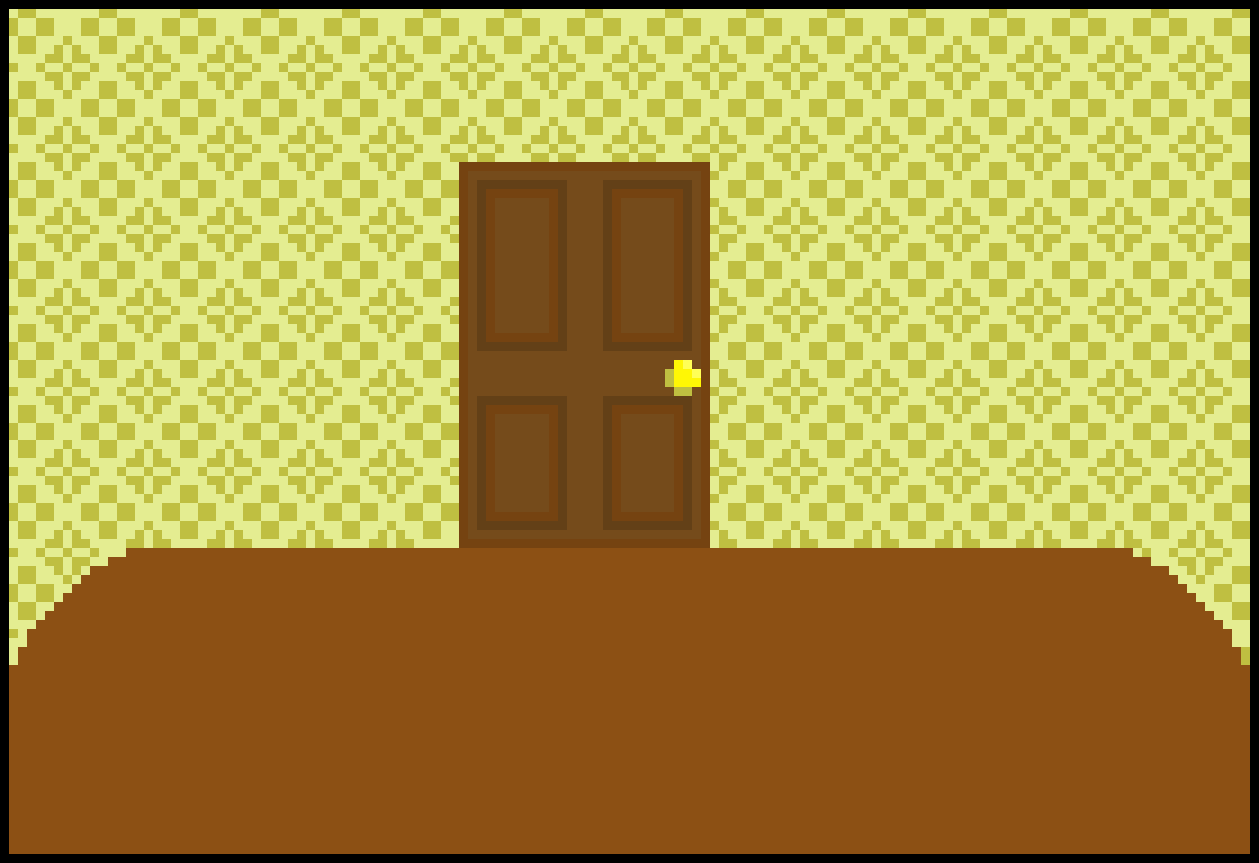 [e8ed68] ROOM with wallpaper