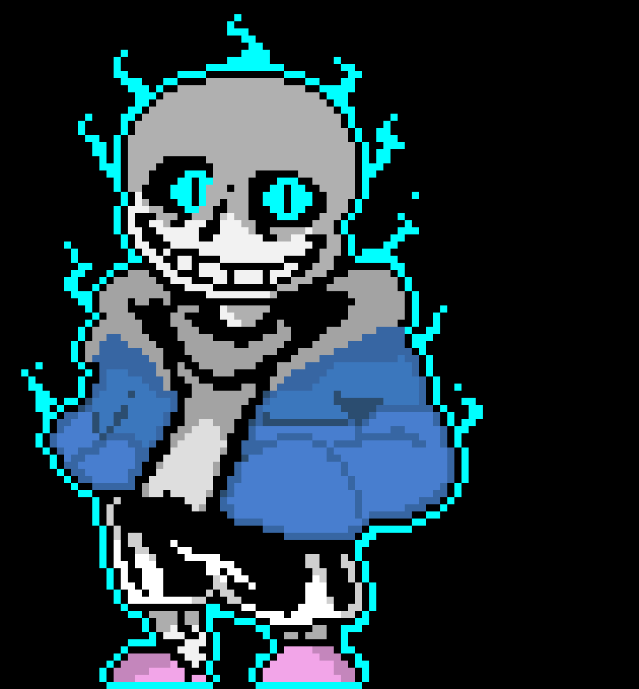 its ainavol bill cipher sans but glitchtale style