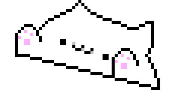 [608365] Bongo Cat Pixel Art