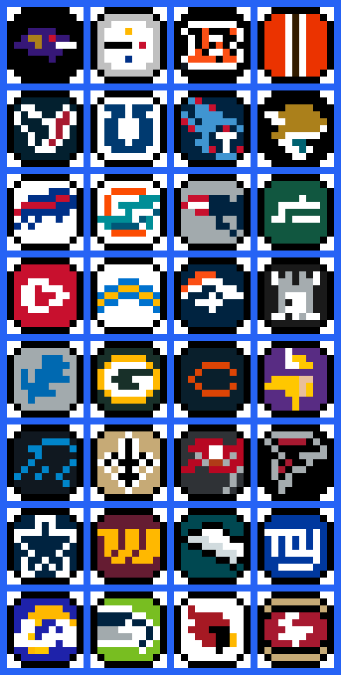 [b312bb] Mini NFL Logos