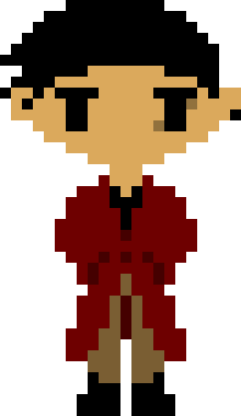 [984a9a] Rafael Carter (Red Coat 2) - Pixel Peeps