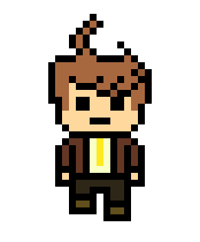 [9664c4] danganronpa pixel sprite walk 1