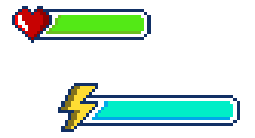 [8663cb] health and stamina bar