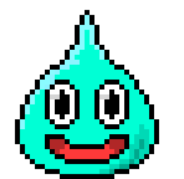 [5b2f3e] -a lot of slimes are gathered around a part of the mountain-