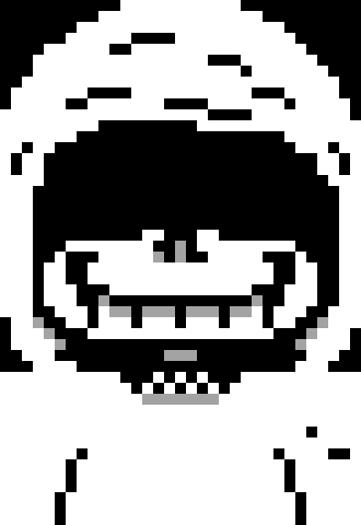 [2fbf6b] Oh, they are? *his skull turned to the camera*