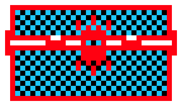 [9664c4] Patterned Minecraft Chest