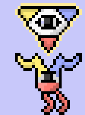 Godhead, but he has a body by T.