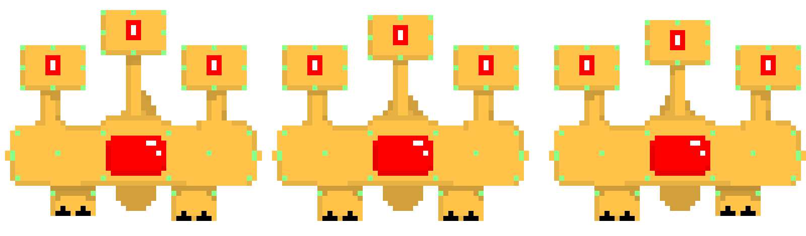 [bcb7cc] TSOTgolemhydraspritesheetBOUNCEuncoveredcoreUPDATED