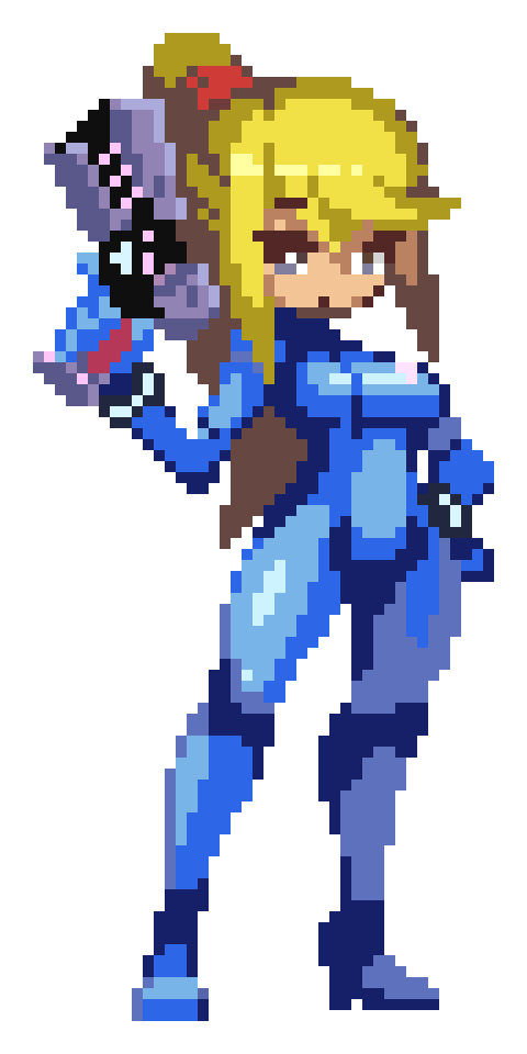 Zero Suit Samus Pixel