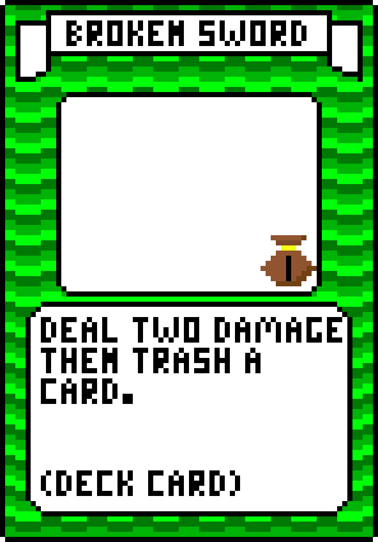 [b7cc55] Fire Broken Sword Card