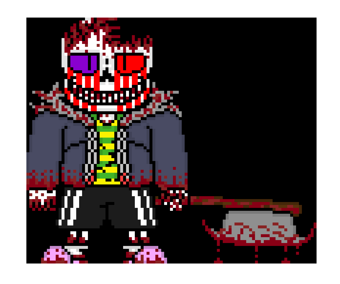 [c782de] Oh i have a idea *He shows the memory of the HORROR-ific thing frisk did to him* (You know the horrortale story right?)