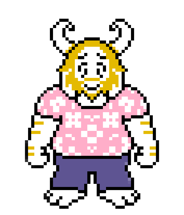 [9afd85] Asgore pink sprite R1 fix